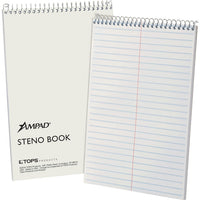 AMP 25-774 | Ampad Steno Book 6 x 9 80 Sheets, Each