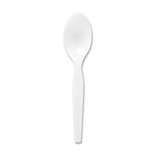 GJ GJO10432 | Genuine Joe Polystyrene Heavy/Medium-Weight Spoon, White (Box of 100)