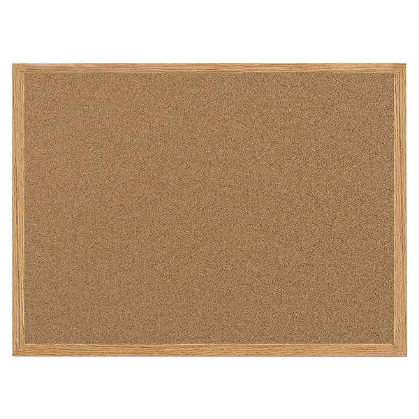 MC 070014231 | Mastervision Cork Bulletin Board, 2" x 3", Oak Frame