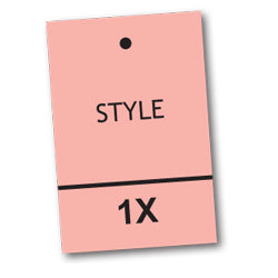 ST1X - SIZE TAG, 1X, 4000 BOX