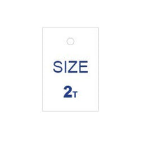 ST2TB - SIZE TAG, BOYS 2T, 1000 BOX