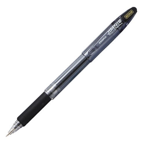 Z 42610 | Zebra GR8 Gel Retractable Roller Ball Pen, Medium Point, Black Ink, Dozen