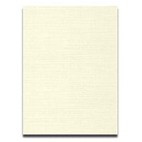 NEE 05371 |  8 1/2 x 11, #80 NATUAL WHITE, CLASSIC LINEN COVER, 250 Sheets