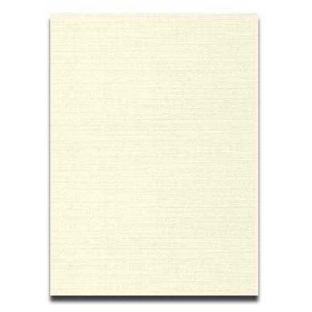 NEE 05371 |  8 1/2 x 11, #80 NATUAL WHITE, CLASSIC LINEN COVER, 250 Sheets