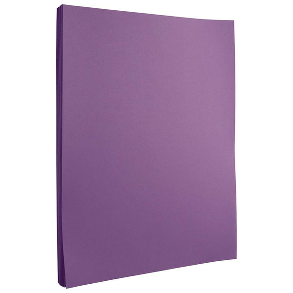 HAM 10242-6 | 8 1/2 X 11,  #65 COVER VIOLET, HAMMERMILL BRIGHT HUE,  250 SHEETS