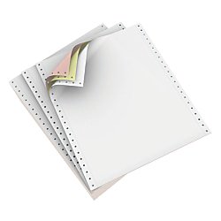 DOM 9511-3 | 9 1/2" x 11", 3 Part Carbonless, Continuous Forms, White/Canary/ Pink, 1200 Sets Carton