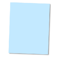 Excel 60481 | 8 1/2 x 11,  Blue, CFB 20, 500 Sheets