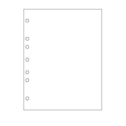 DOM 50129-7 | 8 1/2 X 11, #20 WHITE, 7 HOLE, 92 BRIGHTNESS, 500 SHEETS