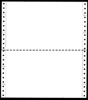 CPF 9511-2W | 9.1/2 x 11, 2 PART, WHITE/WHITE, 1650 SETS  PER CARTON