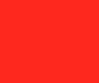 WAU WC O722 | 8 1/2 X 11,#60 DAYGLO RED, LABEL STOCK, 10 SHEETS PACK