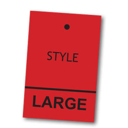 STL - SIZE TAG, LARGE, 2500 / Box