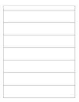 Label 390 | 7 - 8.5" x 1.5" Pressure Sensitive Labels Per Sheet, 10 Sheets