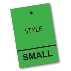 STS - SIZE TAG, SMALL, 3000 / Box