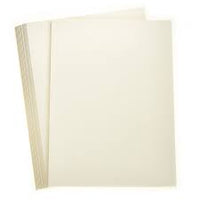 WAU 52931 | 8 1/2 x 11, #80 Cover, Ivory Royal Laid,  250 Sheets