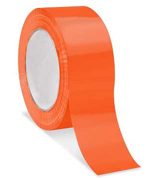 T03 | Orange PVC Sealing Tape | 2" x 110 yds