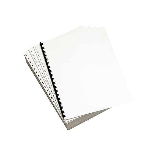 HAM 103267V9 | 8 1/2 X 11, #20 WHITE, 92 BRIGHTNESS - 9 HOLE VELO PUNCHED-SS, 500 SHEETS