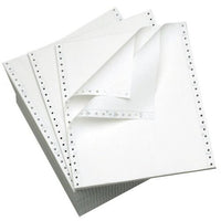 DOM 9511-2W | 9 1/2" x 11", 2 Part Carbonless, Continuous Forms, White/White, 1,700 Sets Carton