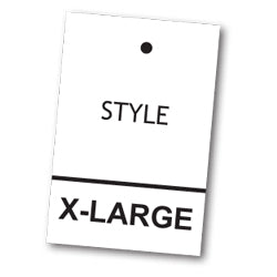 STXL -SIZE TAG, X LARGE, 3000 / Box