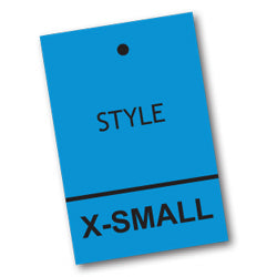 STXS - SIZE TAG, X-SMALL, 3000 / Box